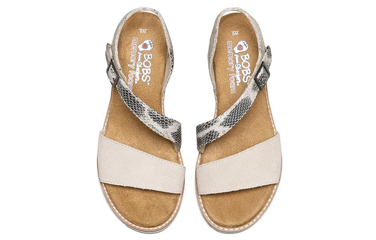 Shop (W) Skechers Desert Kiss ''Grijs Zilver'' 113004-NAT