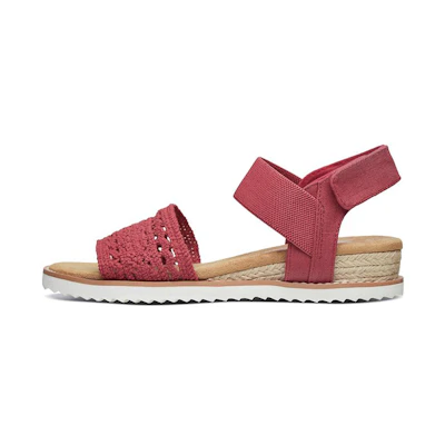 (W) Skechers Desert Kiss 'Red Casual Beach'
