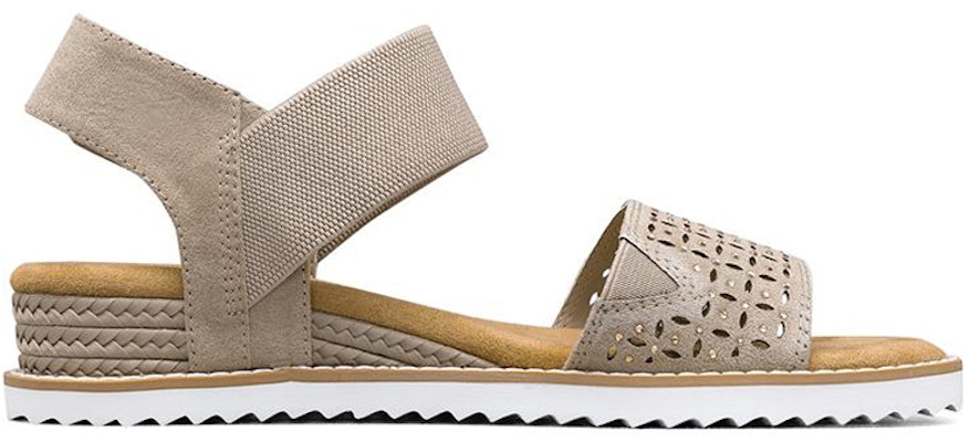 (W) Skechers Desert Kiss ''Taupe'' Sandalen 113542-TPE Order (W) Skechers Desert Kiss ''Taupe'' Sandalen 113542-TPE