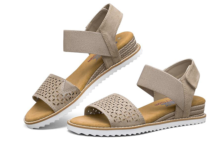 Lookbook (W) Skechers Desert Kiss ''Taupe'' Sandalen 113542-TPE