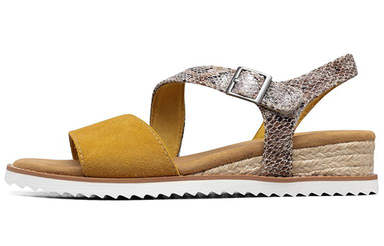 (Women) Skechers Desert Kiss 'Yellow Silver' 113004-YEL