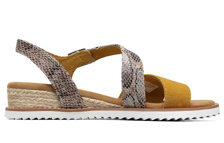 Order (W) Skechers Desert Kiss ''Geel Zilver'' 113004-YEL
