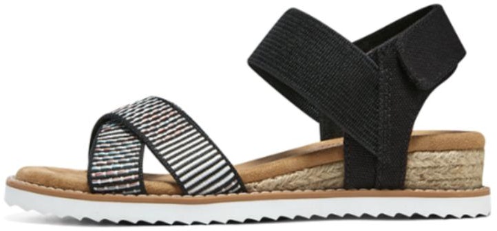 women-skechers-desert-kiss-cross-strap-casual-sandal-brown-black-114139-bkmt