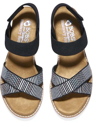 (W) Sandali Skechers Desert Kiss Cross Strap Casual ''Marrone Nero'' 114139-BKMT Shop (W) Sandali Skechers Desert Kiss Cross Strap Casual ''Marrone Nero'' 114139-BKMT