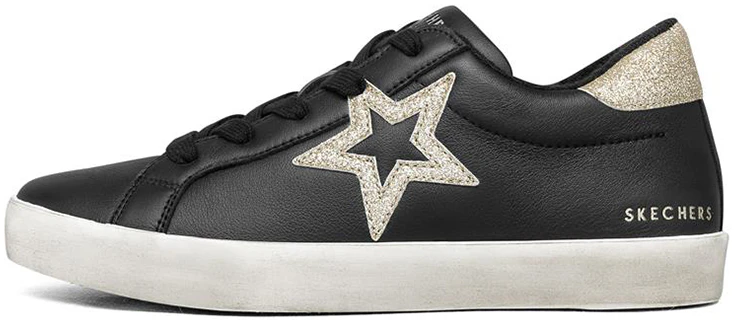 women-skechers-diamond-starz-low-black-gold-155534-bkgd