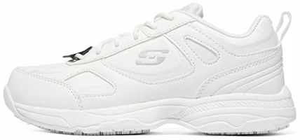 (Women) Skechers Work Relaxed Fit Dighton SR 'White' 77200-WHT (Women) Skechers Work Relaxed Fit Dighton SR 'White' 77200-WHT