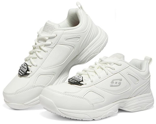 (Women) Skechers Work Relaxed Fit Dighton SR 'White' 77200-WHT Lookbook (Women) Skechers Work Relaxed Fit Dighton SR 'White' 77200-WHT
