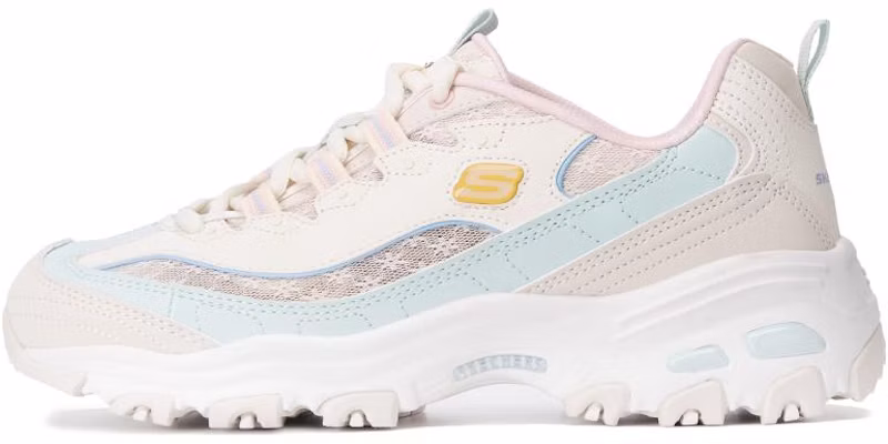 Skechers D'LITES 1.0 減震防滑耐磨 低筒 老爹鞋 女款 白粉 Buy Skechers D'LITES 1.0 減震防滑耐磨 低筒 老爹鞋 女款 白粉