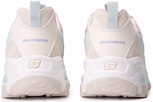 Skechers D'LITES 1.0 減震防滑耐磨 低筒 老爹鞋 女款 白粉 Shop Skechers D'LITES 1.0 減震防滑耐磨 低筒 老爹鞋 女款 白粉