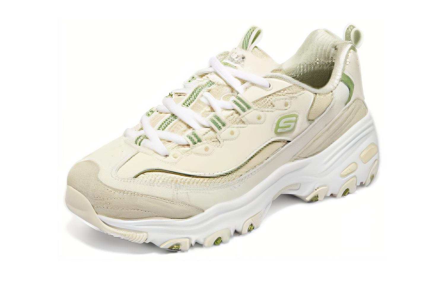 Lookbook (W) Skechers DLITES 1.0 'Beige Hijau' 896283-NTGR