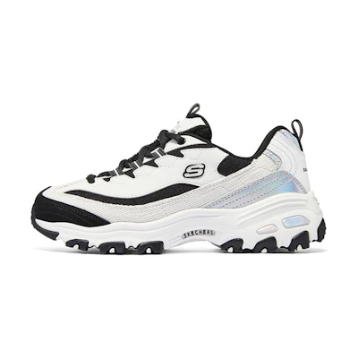 (W) Skechers DLITES 1.0 'Black White Blue'