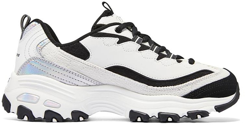 (W) Skechers D'Lites 1.0 黑白蓝 896148-BKW Order (W) Skechers D'Lites 1.0 黑白蓝 896148-BKW