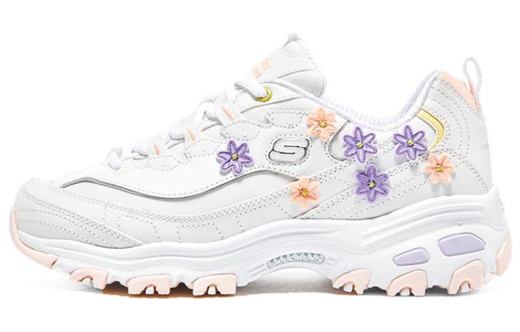 (Women) Skechers DLITES 1.0 'White' 896139-WHT