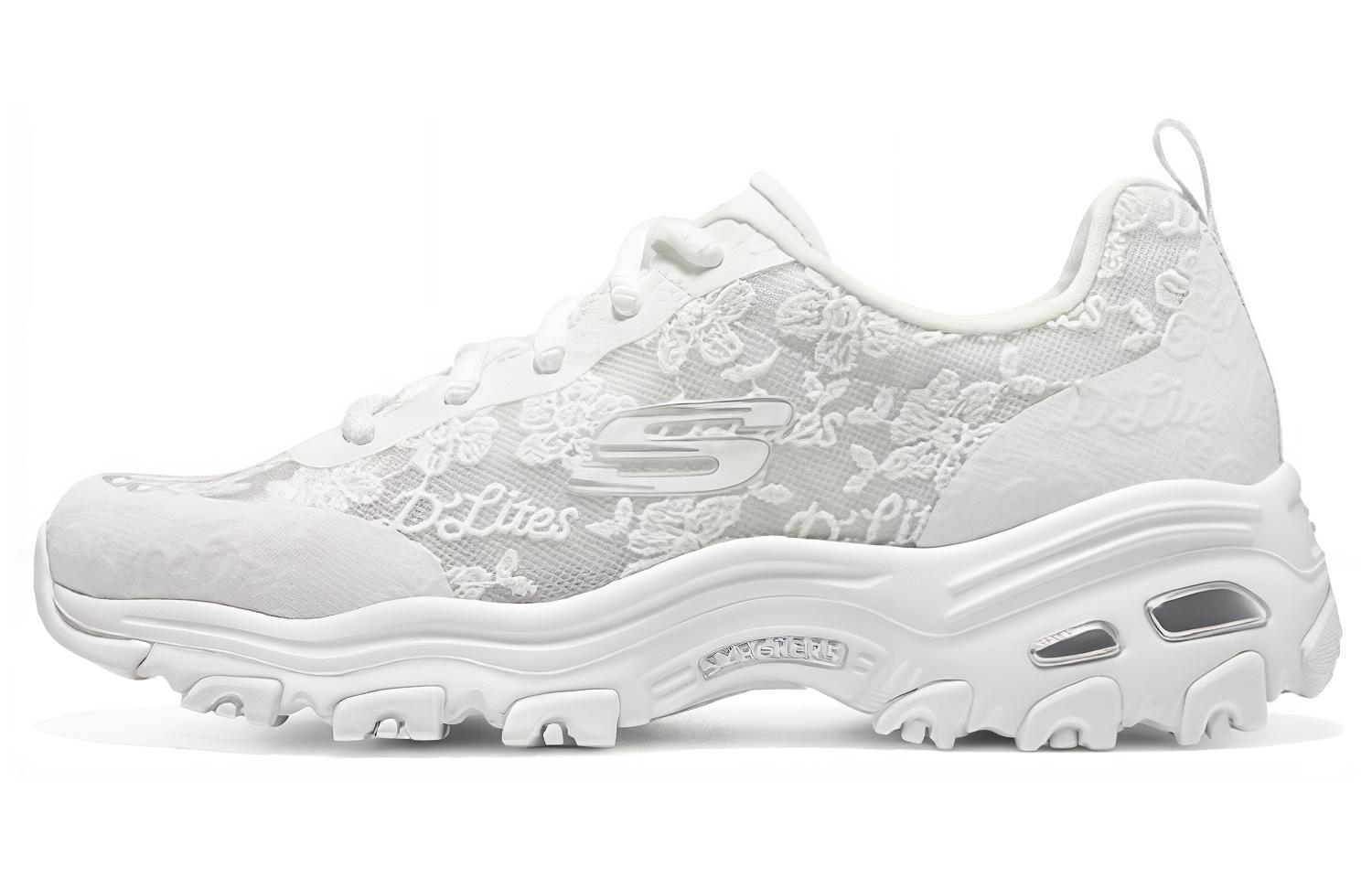 (Women) Skechers DLITES 1.0 'White' 896196-WHT