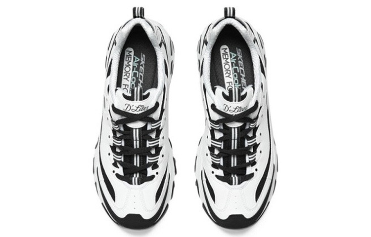 Shop (W) スケッチャーズ DLITES 1.0 白黒 (Sukecchaazu DLITES 1.0 Shirokuro) 896121-WBK