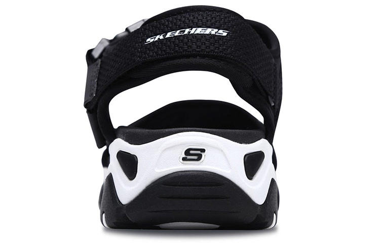(W) Skechers DLites 2.0 Fashion Black Sandals 圖 3
