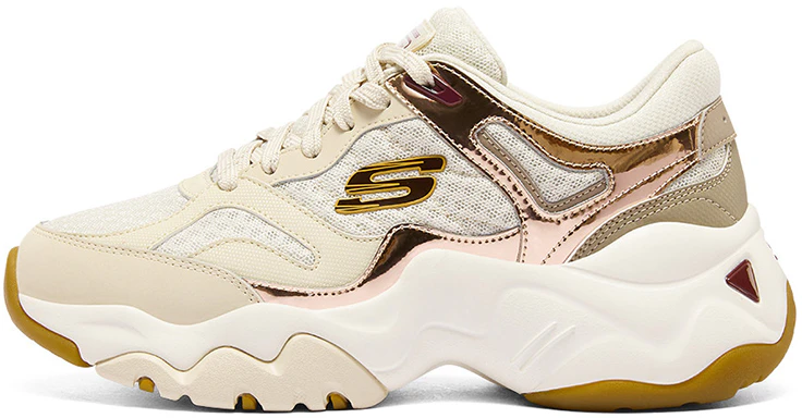 women-skechers-d-lites-sneaker-gold-12958-ntgd