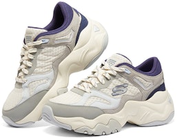 Shop (Women) Skechers DLites 3.0 'Gray Navy Blue' 12958-GYNV