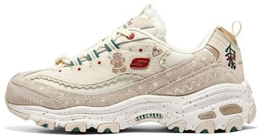(Women) Skechers Dlites Christmas 'Beige Brown' 149257-OFWT (Women) Skechers Dlites Christmas 'Beige Brown' 149257-OFWT