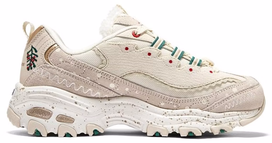 (Women) Skechers Dlites Christmas 'Beige Brown' 149257-OFWT Lookbook (Women) Skechers Dlites Christmas 'Beige Brown' 149257-OFWT