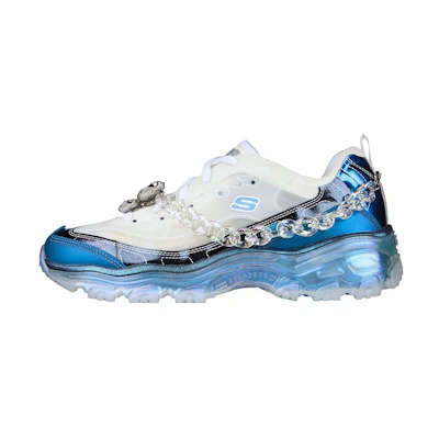 (W) Skechers DLITES Crystal 'Floating Lady - White Blue'