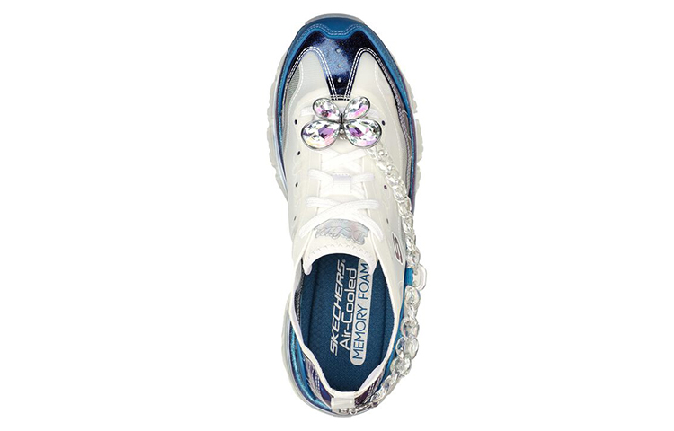 (W) Skechers DLITES Crystal 'Floating Lady - White Blue' 圖 3