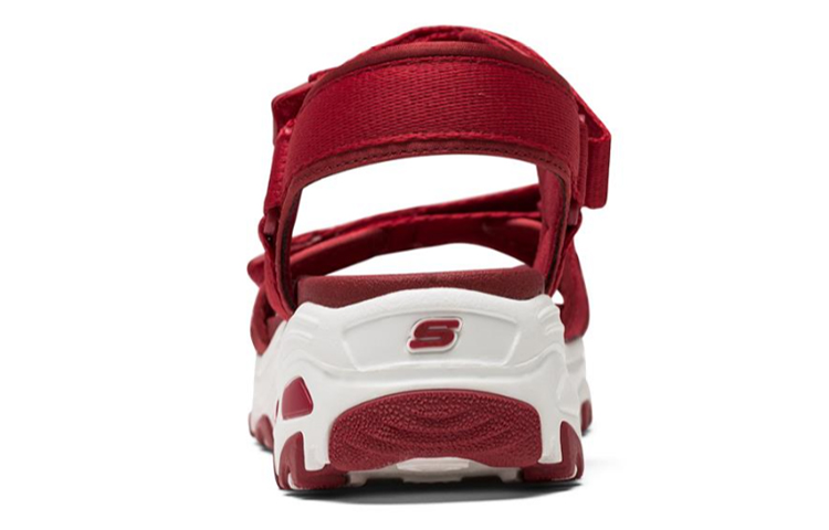 (W) Skechers DLites Retro Panda Red Sandals 圖 4