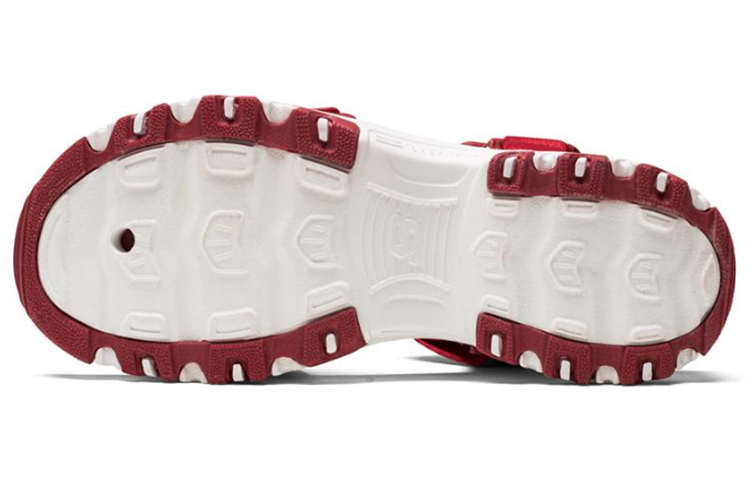 (W) Skechers DLites Retro Panda Red Sandals 圖 5