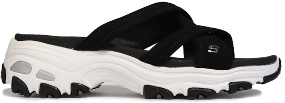 (W) Skechers Dlites Sandal 'Hitam dan Putih Keselesaan' 31521-BLK Order (W) Skechers Dlites Sandal 'Hitam dan Putih Keselesaan' 31521-BLK