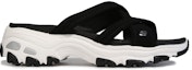 Order (W) Skechers Dlites Sandal 'Hitam dan Putih Keselesaan' 31521-BLK