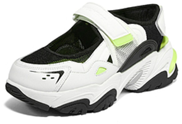 (W) Skechers DLites Sandal 'Putih Hitam Neon Hijau' 896053-WBKL Lookbook (W) Skechers DLites Sandal 'Putih Hitam Neon Hijau' 896053-WBKL