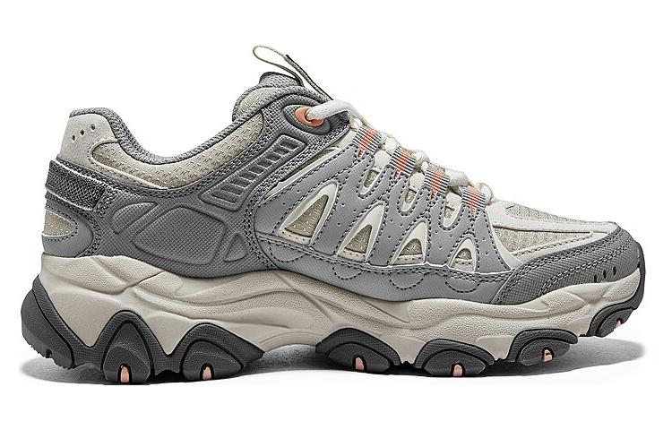 (W) Skechers DLites Training Shoes 'Grey Beige Orange' 圖 2