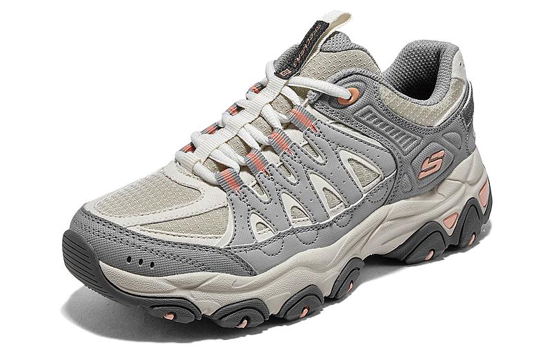 (W) Skechers DLites Training Shoes 'Grey Beige Orange' 圖 3