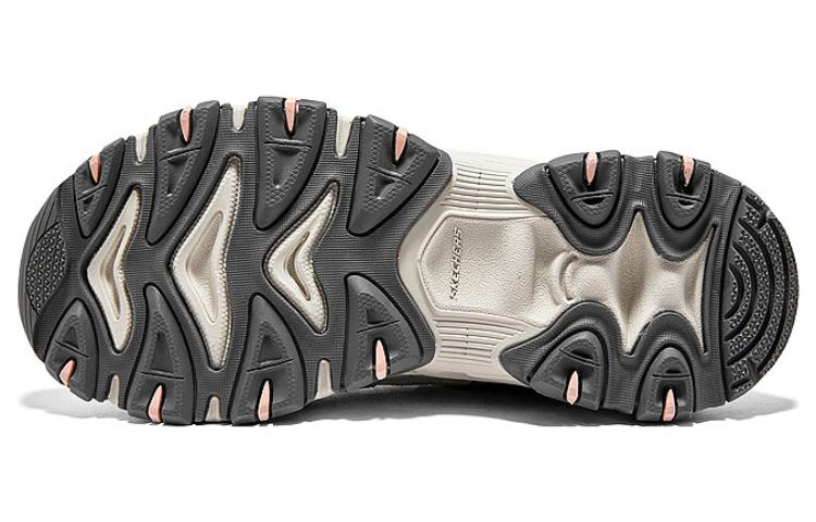 (W) Skechers DLites Training Shoes 'Grey Beige Orange' 圖 6