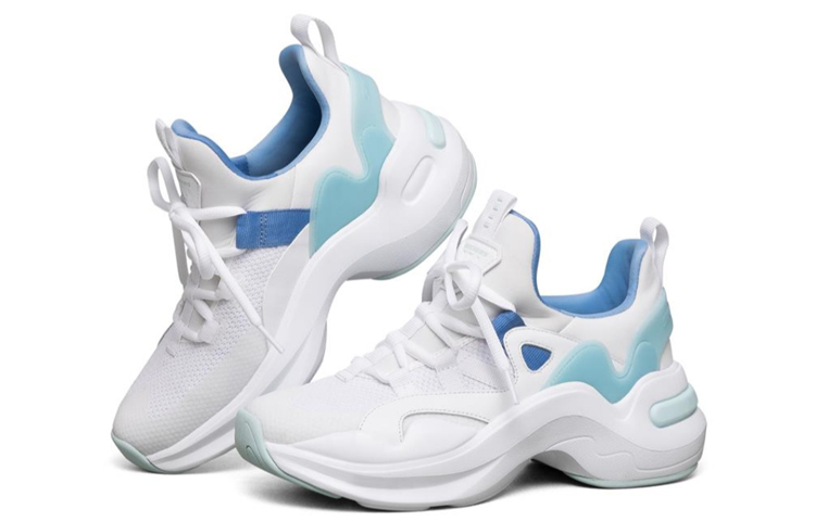 Lookbook (W) Skechers Dlt-A 2.0 Sneakers Wit/Blauw 88888414-WMLT