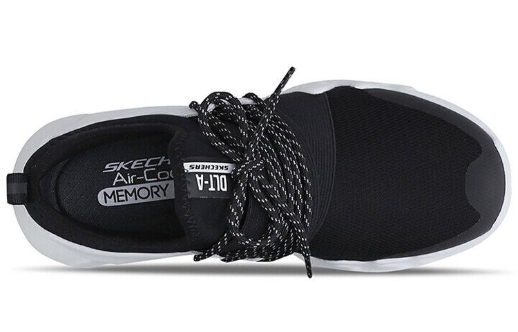Lookbook (W) Skechers Dlt-A Low-Top Schwarz/Weiß Sneakers 88888157-BKW