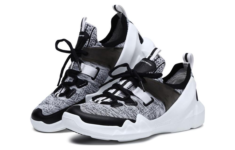 Lookbook (W) Skechers DLT-A Rendah 'Hitam Putih' 88888165-WBK