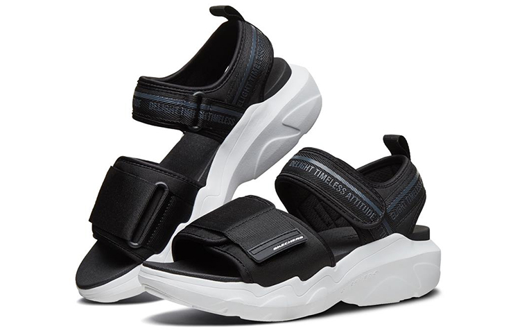 Lookbook (Women) Skechers Dlt-A Sandals Black 88888346-BLK