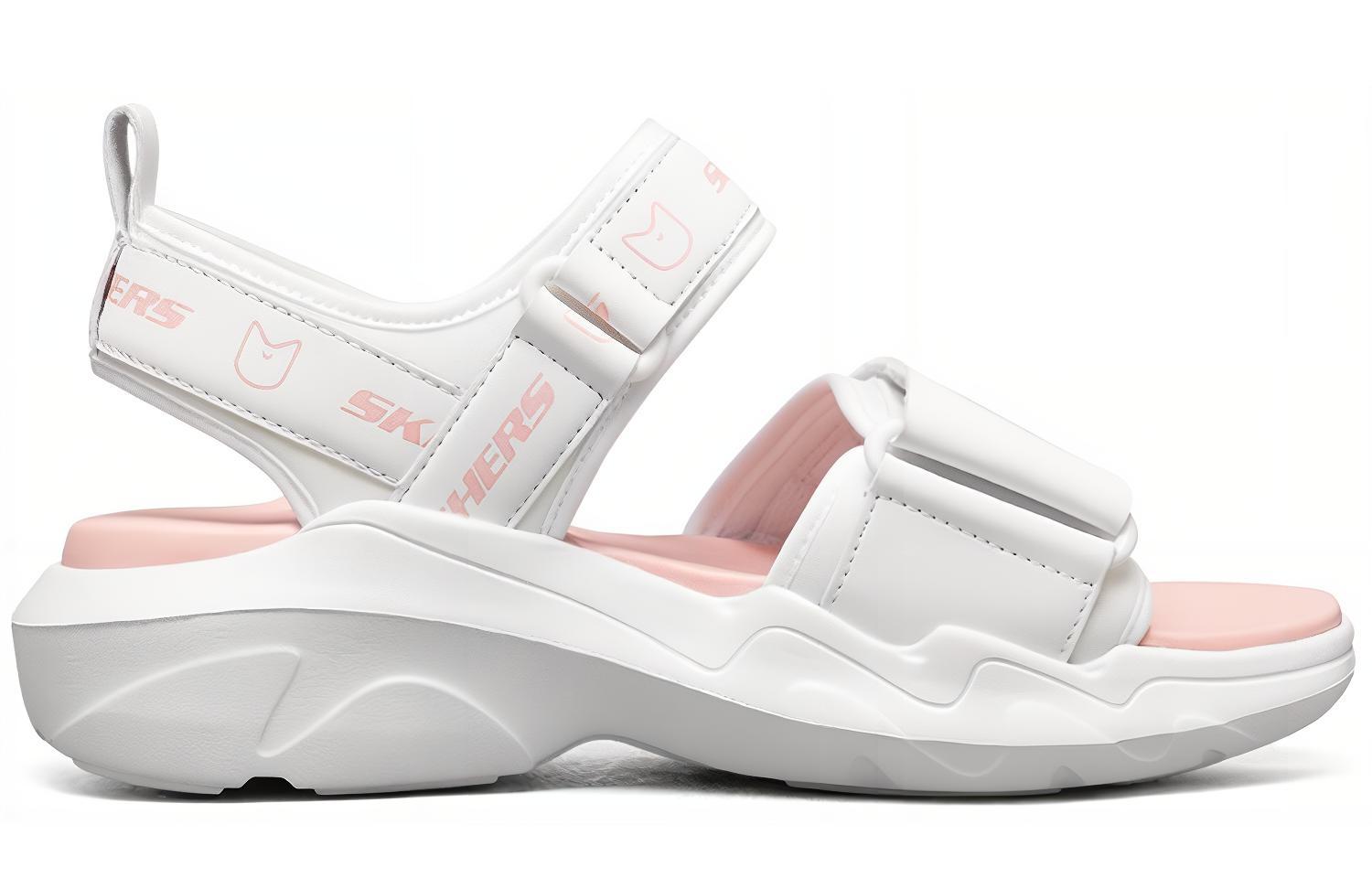 Order (W) Skechers Dlt-A Sandalen Roze/Wit 66666293-WPK