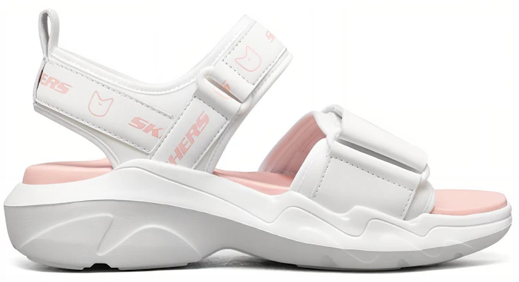 (W) Skechers Dlt-A Sandalen Roze/Wit 66666293-WPK Order (W) Skechers Dlt-A Sandalen Roze/Wit 66666293-WPK