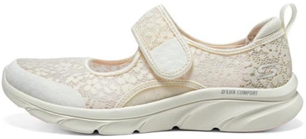 (Women) Skechers Dlux Comfort 'White' 104345-OFWT (Women) Skechers Dlux Comfort 'White' 104345-OFWT