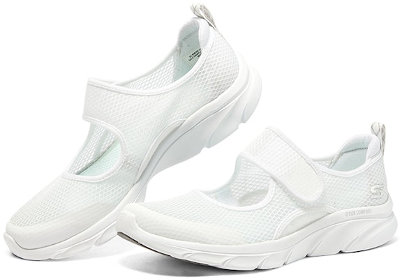 (W) 스케쳐스 디럭스 컴포트 '화이트' (Skechers Dlux Comfort '화이트') 896095-WHT Shop (W) 스케쳐스 디럭스 컴포트 '화이트' (Skechers Dlux Comfort '화이트') 896095-WHT