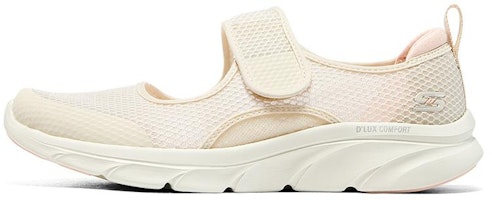 (Women) Skechers Dlux Comfort Shoes 'White Pink' 896095-NAT (Women) Skechers Dlux Comfort Shoes 'White Pink' 896095-NAT
