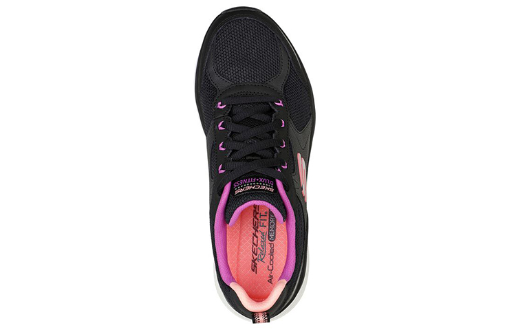 Shop (W) Skechers DLux Fitness Schuhe 149836-BKMT