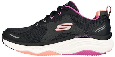 (Women) Skechers DLux Fitness 149836-BKMT (Women) Skechers DLux Fitness 149836-BKMT