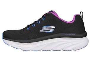 (Women) Skechers DLux Walker 149368-BKPR (Women) Skechers DLux Walker 149368-BKPR