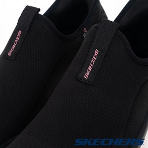 (W) SKECHERS DLUX WALKER 2.0 Kasut Santai Hitam 150099BKPK Purchase (W) SKECHERS DLUX WALKER 2.0 Kasut Santai Hitam 150099BKPK