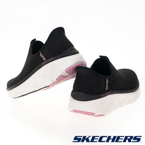 (W) SKECHERS DLUX WALKER 2.0 Kasut Santai Hitam 150099BKPK Details for (W) SKECHERS DLUX WALKER 2.0 Kasut Santai Hitam 150099BKPK
