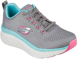 Lookbook Skechers D‘lux Walker Fresh Finesse 輕便運動休閒鞋 女款 灰色