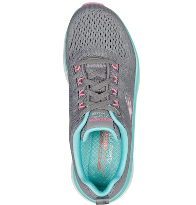 (Women) Skechers DLux Walker 'Fresh Finesse' 149368-GMLT Shop (Women) Skechers DLux Walker 'Fresh Finesse' 149368-GMLT